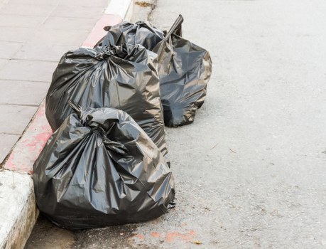 Builders skip hire service in Blackfriars construction site